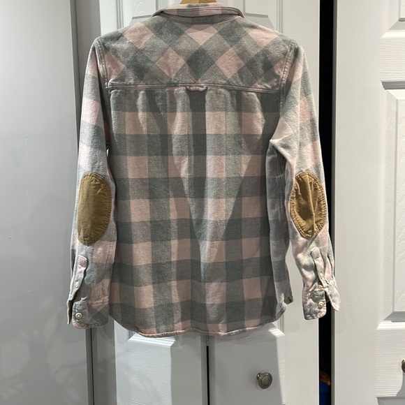 Roots flannel button up top - Picture 2 of 7